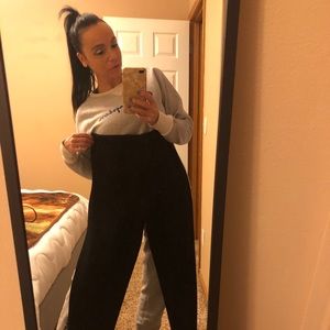 Vintage ST JOHN black pleated knit pants Sz 4